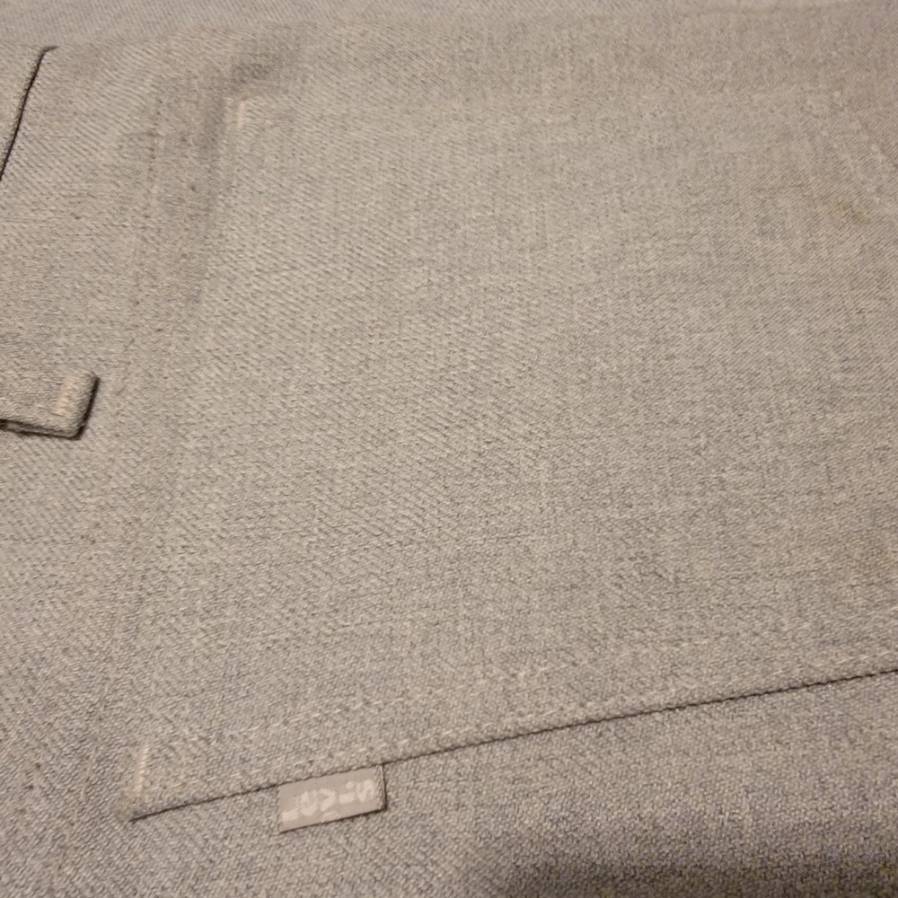 Vtg Y2K‎ Levis 517 Dacron Polyester 34 X 30 Light Gray straight leg retro cowboy - Picture 7 of 9